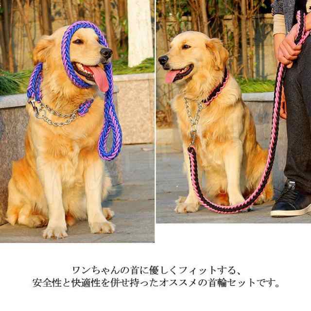 リードと首輪セット 首輪セット リードセット 首輪 2点セット 小型犬 中型犬 大型犬 犬 首輪 犬用 リード 散歩 お出かけ の通販はau Pay マーケット 新勢