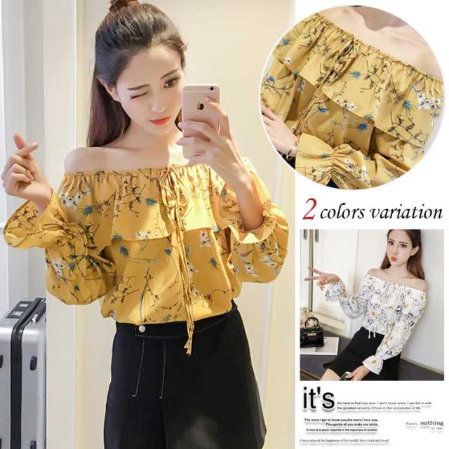 送料無料 オフショルダー オフショル レディース トップス チュニック ブラウス 肩出し カジュアル カットソー 長袖 の通販はau Pay マーケット にゃニャオ