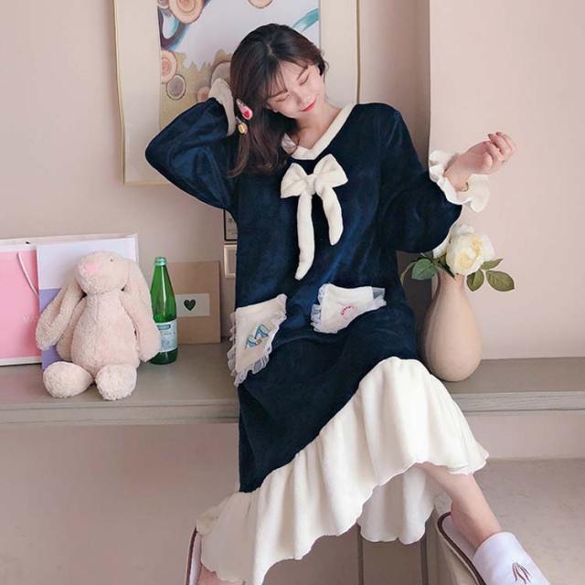 ネグリジェ 可愛い 姫 レディース ルームウェア ワンピース ふわふわ パジャマ 部屋着 ルームワンピース 柔らかい 姫系 あっの通販はau Pay マーケット にゃニャオ