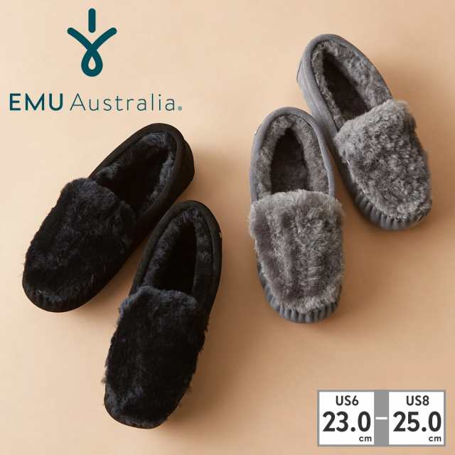 EMU Australia モカシン レディース W11705 ケアンズ リバース ファー