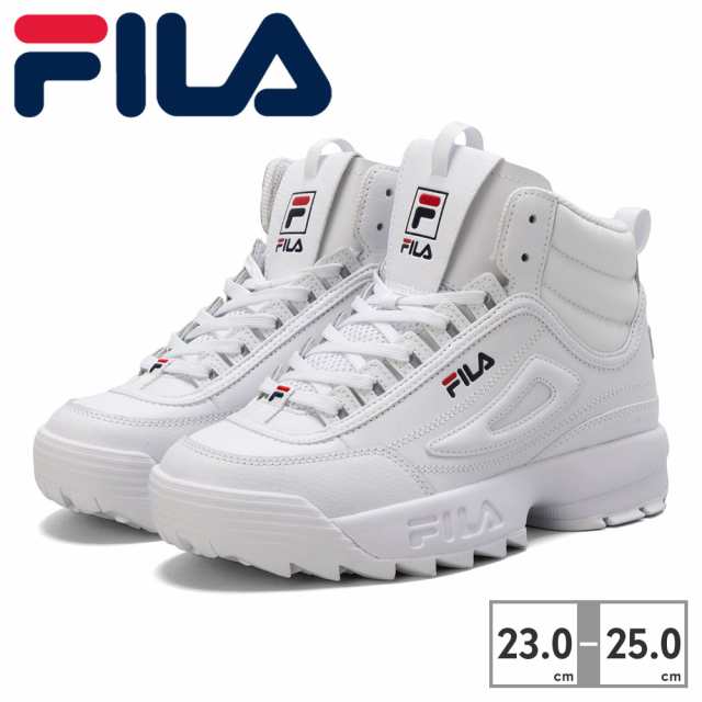 フィラ スニーカー レディース 5XM02360 ディスラプター II ミッド 新作 送料無料 DISRUPTOR II MID FILA