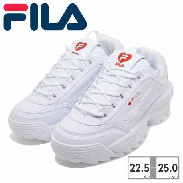 FILA スニーカー レディース WFW23040 ディスラプター2 ハート 新作