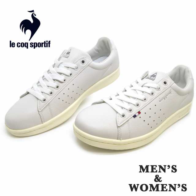 ルコック スニーカー メンズ レディース ローラン レザープラス le coq sportif LA ROLAND LE+ コートシューズ 紐靴 運動靴 QL1LJC15WH