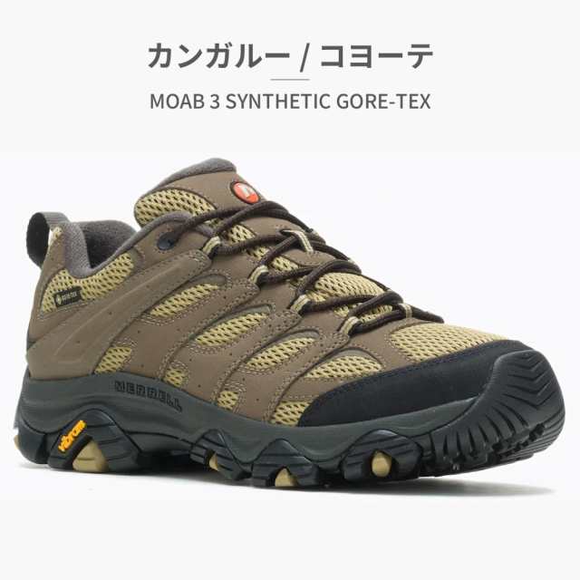 MERRELL スニーカー メンズ モアブ 3 シンセティック ゴアテックス