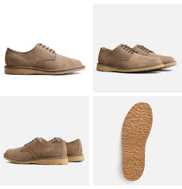 レッドウィング スニーカー メンズ ウィークエンダー オックスフォード 新作 送料無料 WEEKENDER OXFORD 3604D 3606D RED WING_3