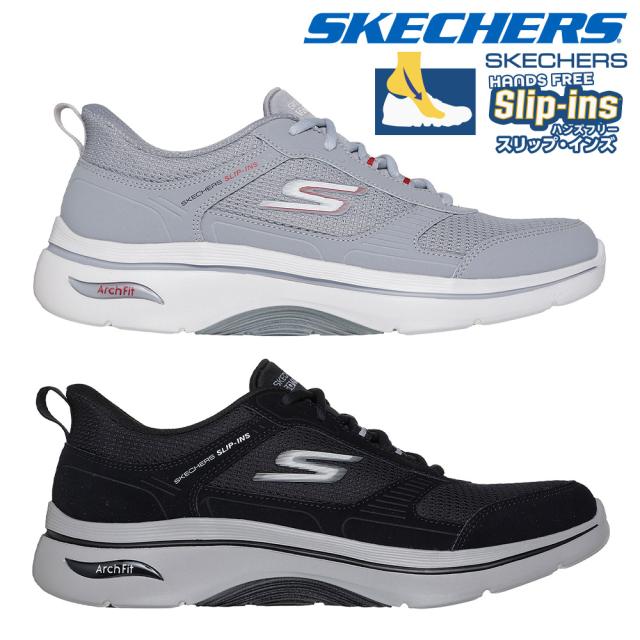 スケッチャーズ スニーカー メンズ 216650 新作 送料無料 Slip ins GO WALK ARCH FIT 2.0 SEARED SKECHERS