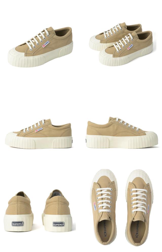 SUPERGA スニーカー レディース 3A5111SW ストライプ プラットフォーム 新作 送料無料 2631 STRIPE PLATFORM ACLの通販は