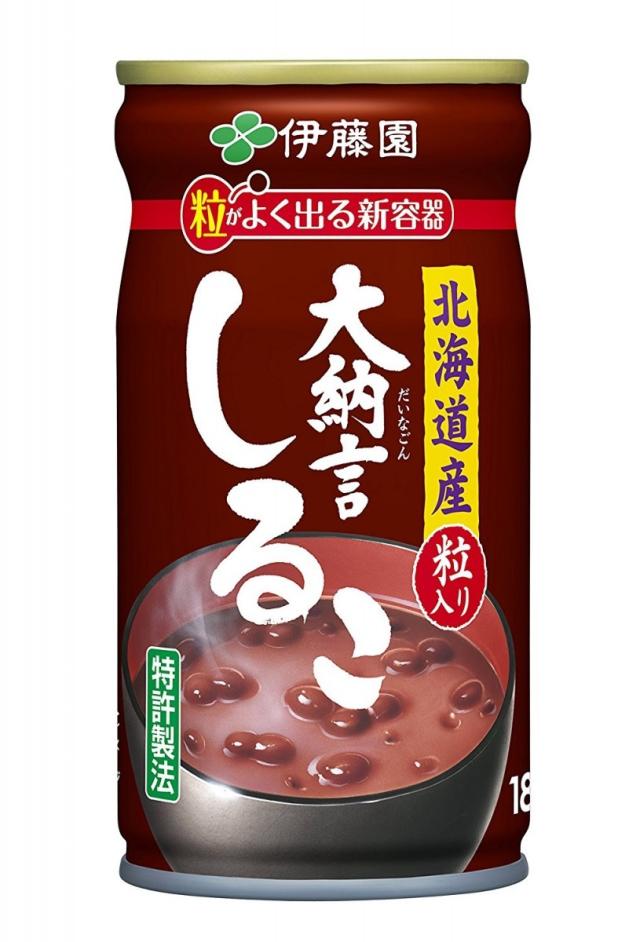 大納言しるこ (缶) 185g×30本×3ケース 伊藤園