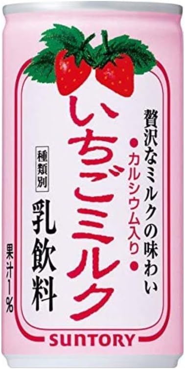 サントリー いちごミルク 190g×30本×3ケース 缶(※沖縄県配送不可)