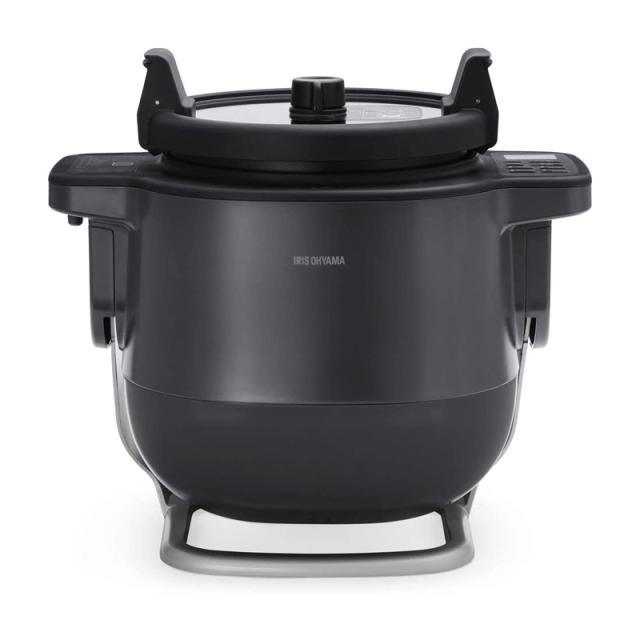 アイリスオーヤマ IRIS OHYAMA 自動調理鍋 シェフドラム キッチン家電 キッチン 低温調理 保温 4.5L 電気鍋 DAC-IA2-H