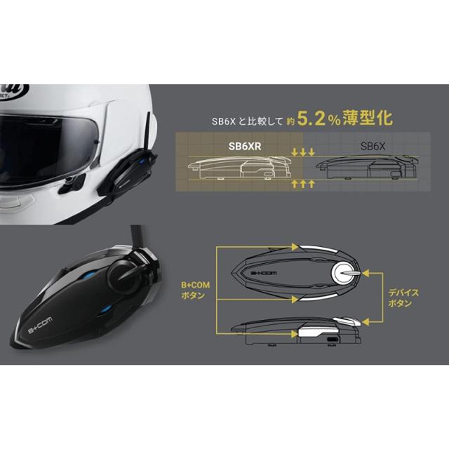 サインハウス バイク用 B＋COM SB6XR シングルユニット 00082396_1