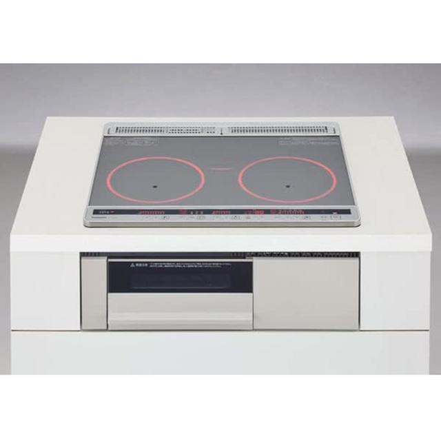 パナソニック ビルトインタイプ Kシリーズ IHクッキングヒーター シルバー/ライトグレー 幅60cm KZ-K33XST