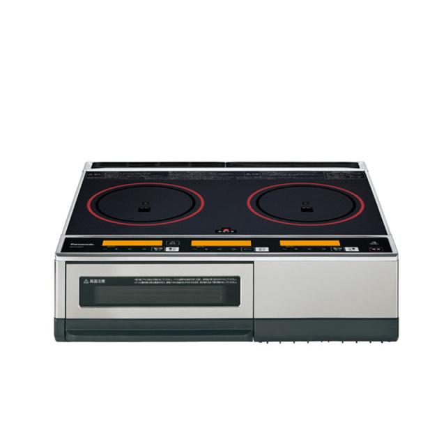 パナソニック Panasonic IHクッキングヒーター ブラック/シルバー 2口IH 鉄･ステンレス対応 KZ-KL22E3 IH・クッキングヒーター