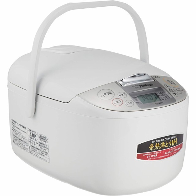 象印 ZOJIRUSHI IH炊飯ジャー 極め炊き ホワイト 炊飯器 一升 IH式 NP-XB18-WA 炊飯器