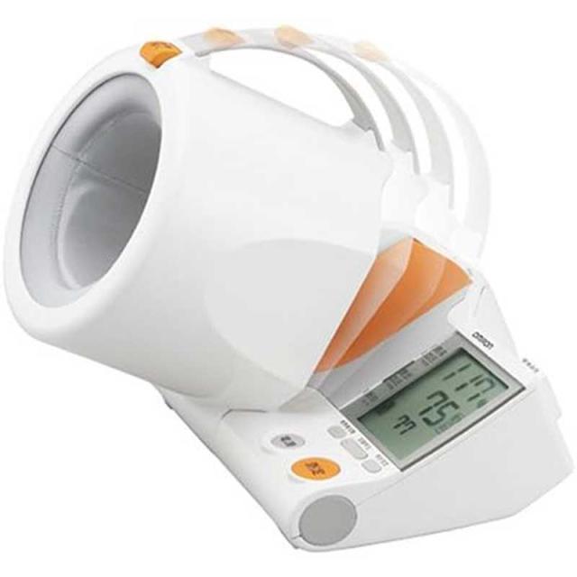血圧計 オムロン 上腕式 OMRON スポットアーム 記録呼出機能 大型液晶 静音設計 HEM-1000_1