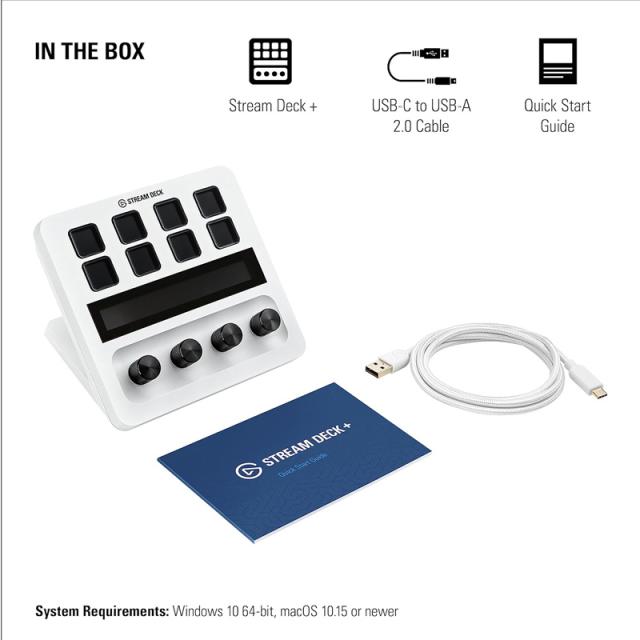 Stream Deck + Elgato エルガト ホワイト オーディオミキサー Stream Deck + Elgato エルガト ホワイト オーディオミキサー