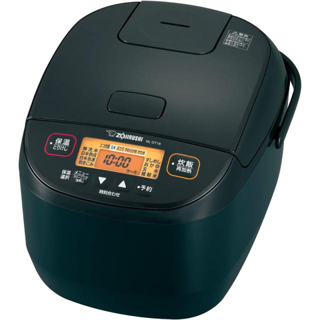象印 ZOJIRUSHI 極め炊き マイコン炊飯ジャー 1升 ブラック 炊飯器 NL-DT18-BA