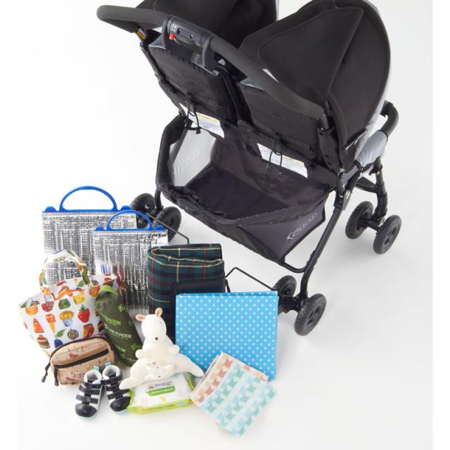 GRACO グレコ デュオスポーツ ジェミニブラック BK 二人乗りベビーカー 