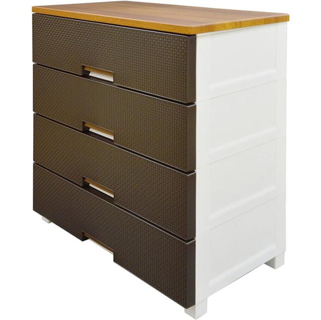 天馬 Tenma フィッツプラス メッシュ チェスト 4段 ブラウン FM7504の通販は 14,980円