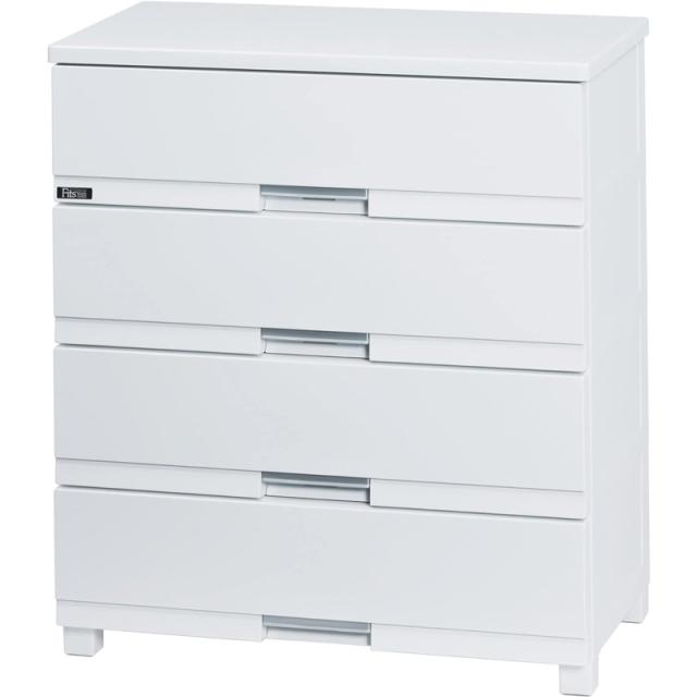 天馬 Tenma フィッツプラス プレミアム チェスト 4段 セラミックホワイト 幅75cm FP7504の通販は 15,790円