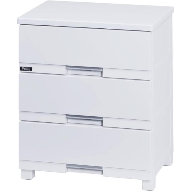 天馬 Tenma フィッツプラス プレミアム チェスト 3段 セラミックホワイト 幅55cm FP5503の通販は