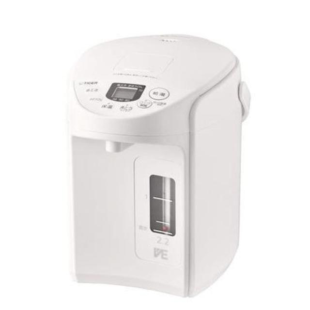 TIGER 電気ポット 2.2L ホワイト