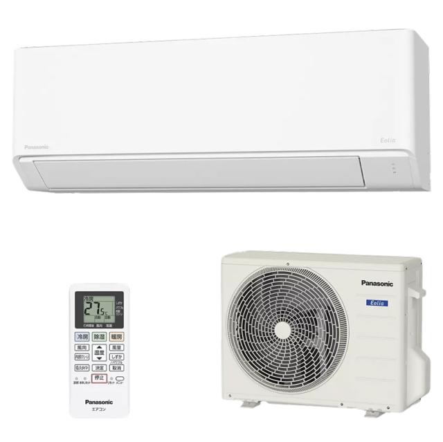 パナソニック Panasonic エオリア ルームエアコン クリスタルホワイト CS-225DFL-W 6畳 100V