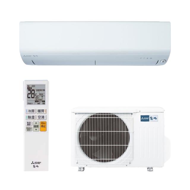 日立　白くまくん　2.2kw 6畳 三菱電機 MITSUBISHI 霧ヶ峰 ルームエアコン ピュアホワイト MSZ