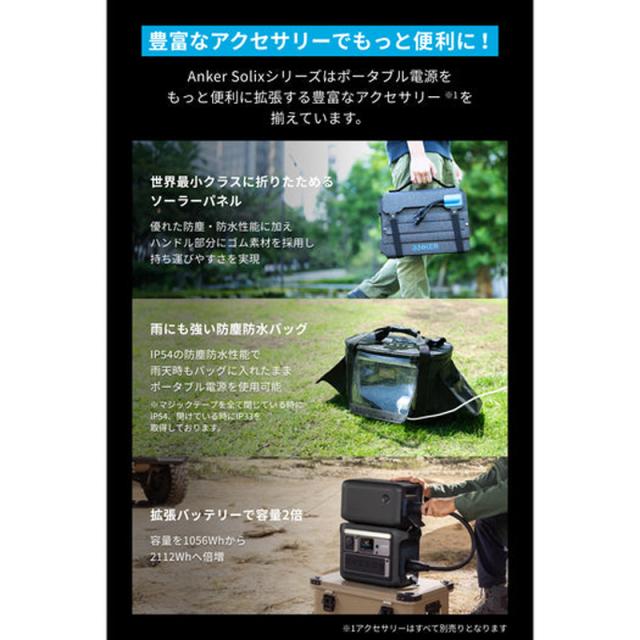 ANKER アンカー Solix C1000 Portable Power Station ダークグレー 