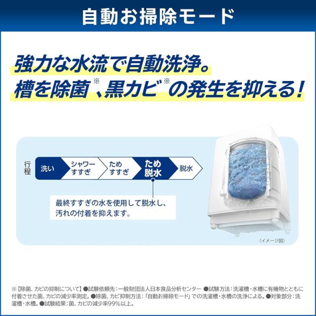 東芝 TOSHIBA ZABOON 全自動洗濯機 縦型 AW-9DP4(W) グランホワイト_7