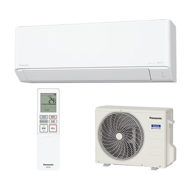 パナソニック Panasonic エアコン エオリア CS-565DJ2-W おもに18畳用 200 V 5.6 kW クリスタルホワイト