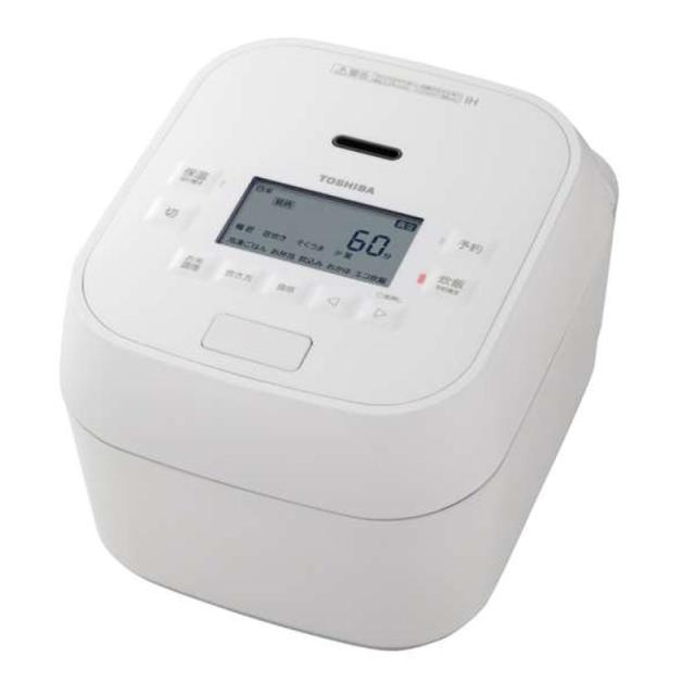 東芝 TOSHIBA 真空圧力IH 5.5合 RC-10HGX(W) グランホワイト