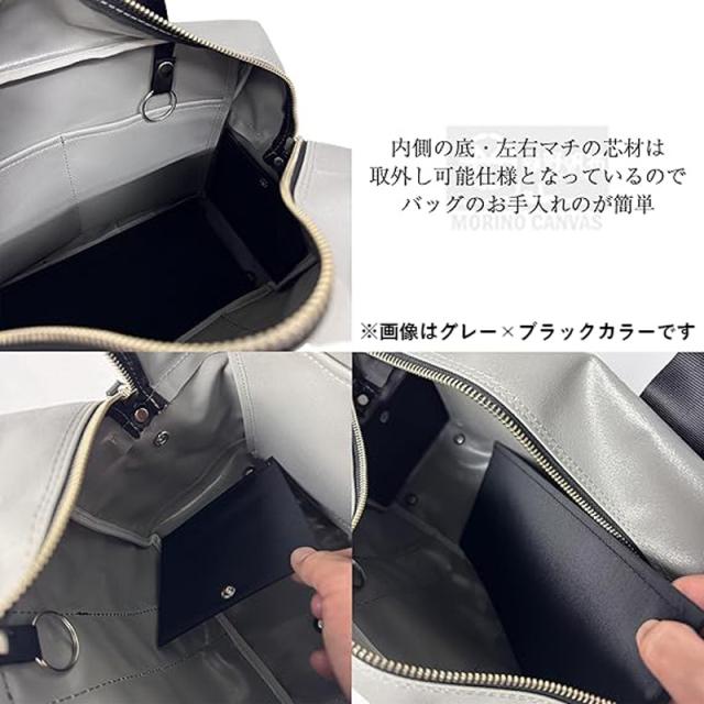 森野帆布 SF-0781 CONTAINER BOSTON BAG MINI/ コンテナボストンバッグミニ ネイビー×ブラック_4