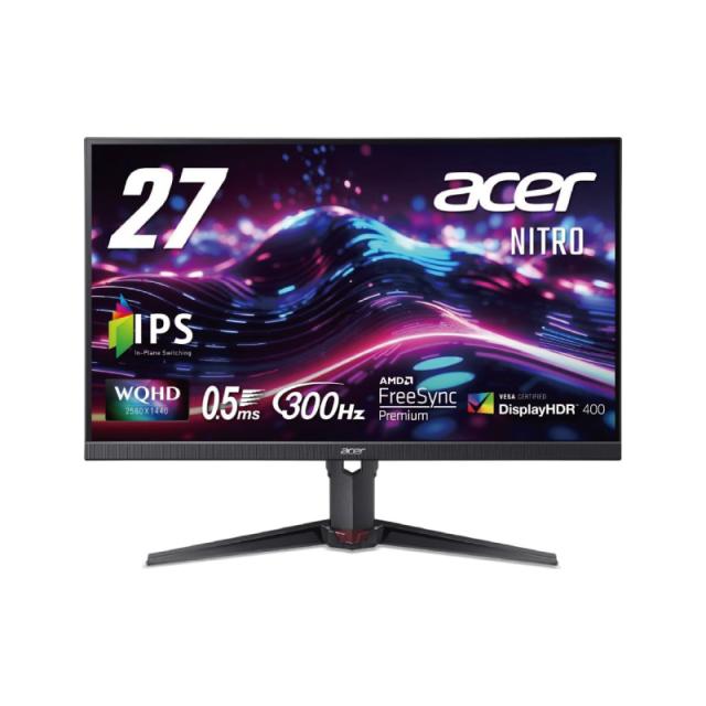ACER エイサー ゲーミングモニター XV272UF3bmiiprx 27型 WQHD 300Hz HDR400対応 高速応答