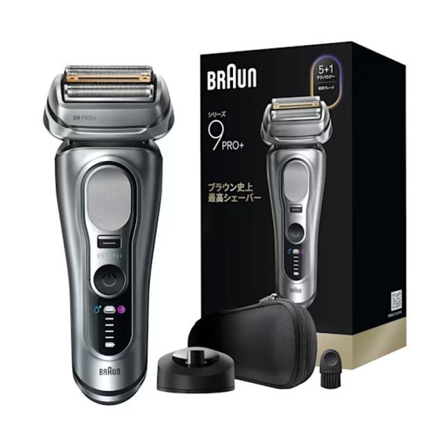 BRAUN ブラウン 電気シェーバー Series 9 Pro+ 9617s お風呂剃り対応 5+1カットシステム搭載