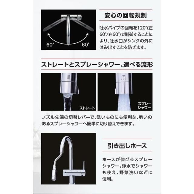 Cleansui 三菱ケミカル・クリンスイ ビルトイン浄水器 F915HUの通販は 