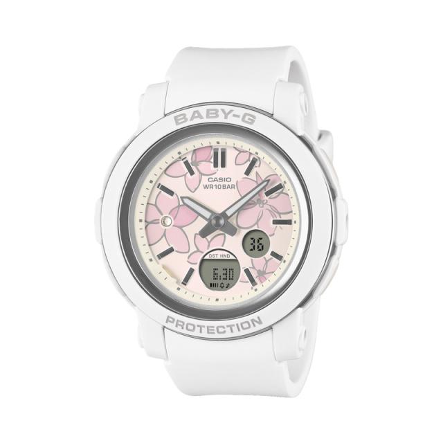 CASIO カシオ BABY-G BGA-290FL-7A  花柄フェイス 耐衝撃構造 10気圧防水 ワールドタイム搭載