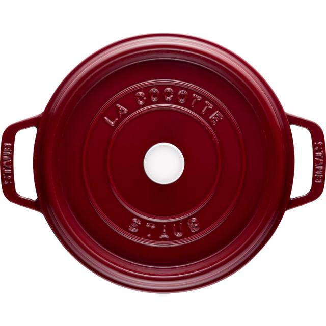 ストウブ Staub 両手鍋 ピコ・ココット ラウンド 24cm オーブン可 ボルドー 40502-294_3
