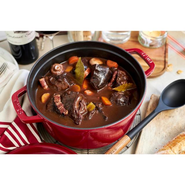 ストウブ Staub 両手鍋 ピコ・ココット ラウンド 24cm オーブン可 ボルドー 40502-294_7