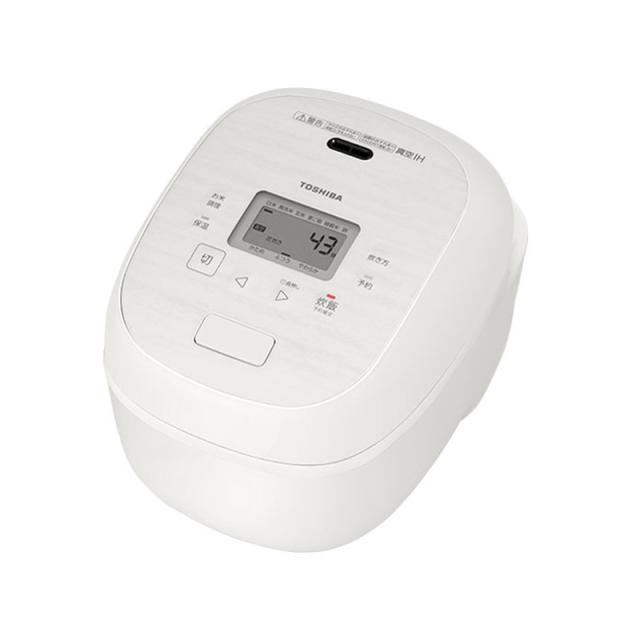TOSHIBA 東芝 RC-10RXB-W ミルキーホワイト 真空IH炊飯器 5.5合 炎匠炊き 銅かまど丸釜