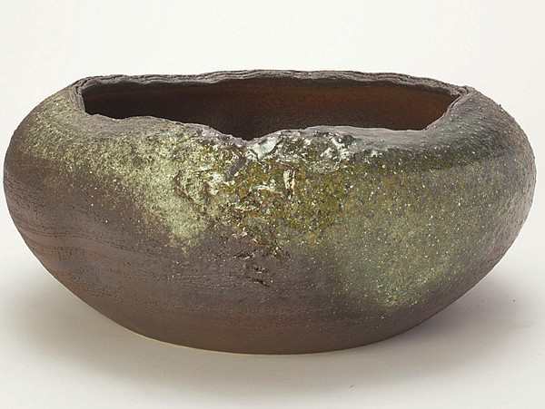 信楽焼・陶器・水鉢・メダカ鉢・めだか鉢・金魚鉢・すいれん鉢 購入超特価 信楽焼 壷久郎作 メダカ鉢 睡蓮鉢 水鉢 直径32cm 魚用品/水草