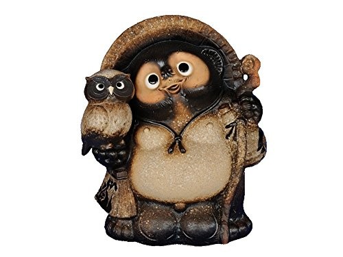 信楽焼 陶器 狸 置物 狸 たぬき 金運 開運グッズ 金運アップ 金運グッズ 宝くじ ふくろう ふくろう付狸古信楽風 17号 高さ51ｃｍの通販はau Pay マーケット しがらき焼 翔