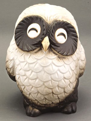 信楽焼陶器 ふくろう置物 置物 ふくろう 信楽焼ふくろう 陶器ふくろう 縁起物 金運 金運アップ 白ほほえみふくろう 大 高さｃｍの通販はau Pay マーケット しがらき焼 翔