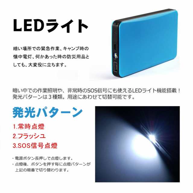 ジャンプスターター 12V車用エンジンスターター 12000mAh スマホ急速充電器 LEDフラッシュライト 日本語取扱説明書付き PSE認証済みの通販はau  PAY マーケット - takuma-shop