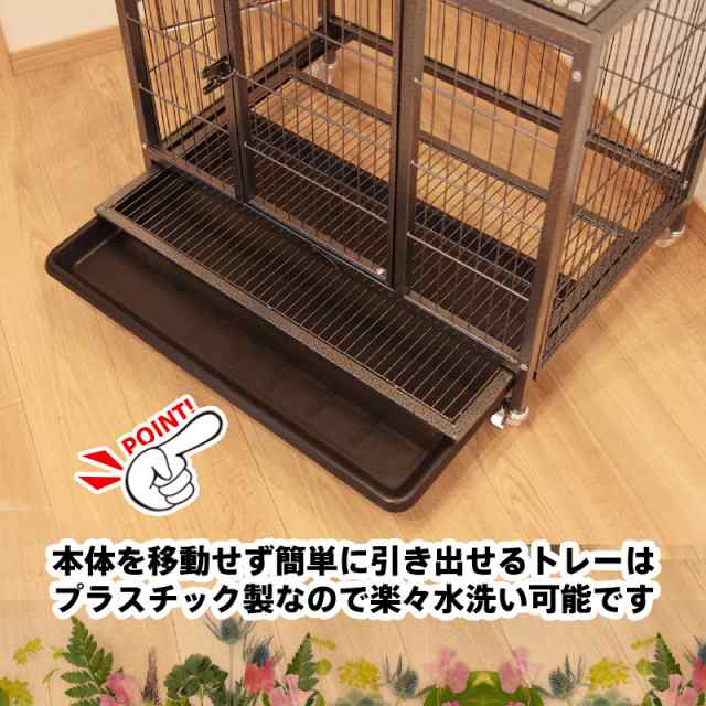 サークル　ゲージ　犬　キャスター付き　屋根付き