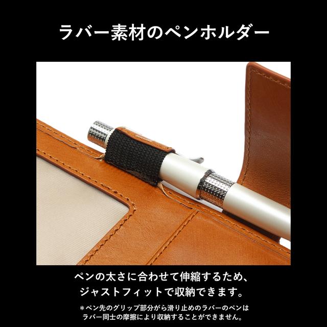 ［ゴルベ］ 手帳カバー ノートカバー A5 イタリアンレザー 送料無料 名入れ無料 ギフト プレゼント 入学祝い 就職祝い 昇進祝い_3