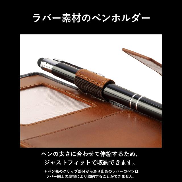 ［ゴルベ］ システム手帳 ベジタブルタンニングレザー B6 バイブルサイズ 送料無料 名入れ無料_4