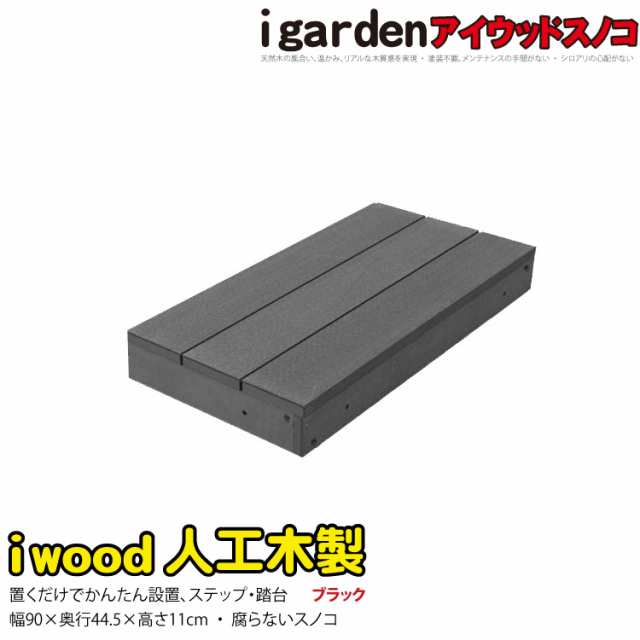 スノコ　人工木製　448　ブラック◆　snk448bk　アイウッドスノコ448　幅900×奥行448×高さ110　A90B|　人工木製　ずっしり安定　段差解