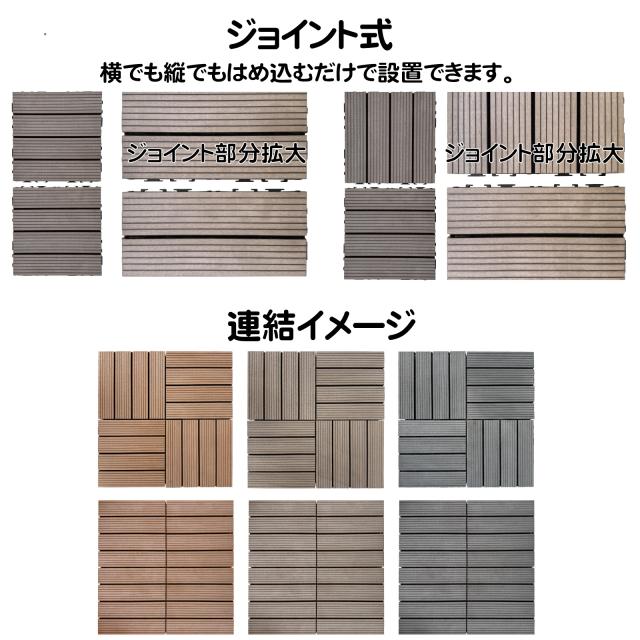54枚セットグレー 直線 ウッドパネル [他サイト出店中] 神奈川県の方