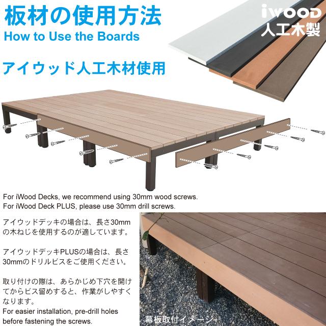 人工木材 10枚 人工無垢材 板材 幅約12cｍ厚み1.1cｍ長さ90cｍ ホワイト アイウッド 人工木 樹脂製 色あせない 腐らない シロアリ防止 ザラザラ加工仕上げ リアルな木質感_4